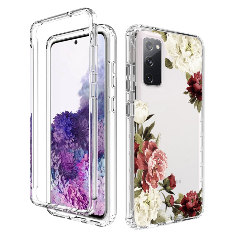 For Samsung Galaxy S20 PC+TPU Transparent Painted Phone Case