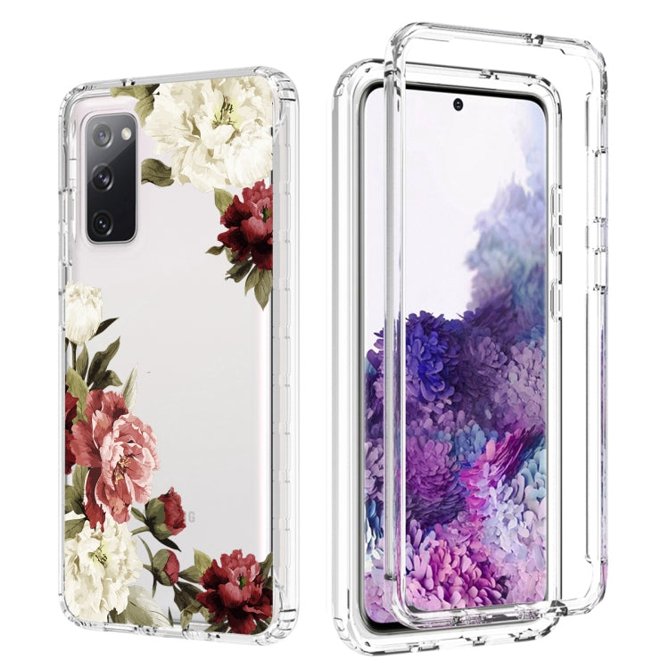 For Samsung Galaxy S20 PC+TPU Transparent Painted Phone Case