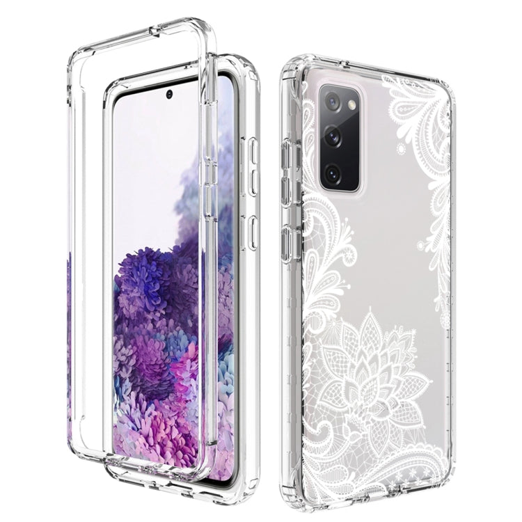 For Samsung Galaxy S20 PC+TPU Transparent Painted Phone Case