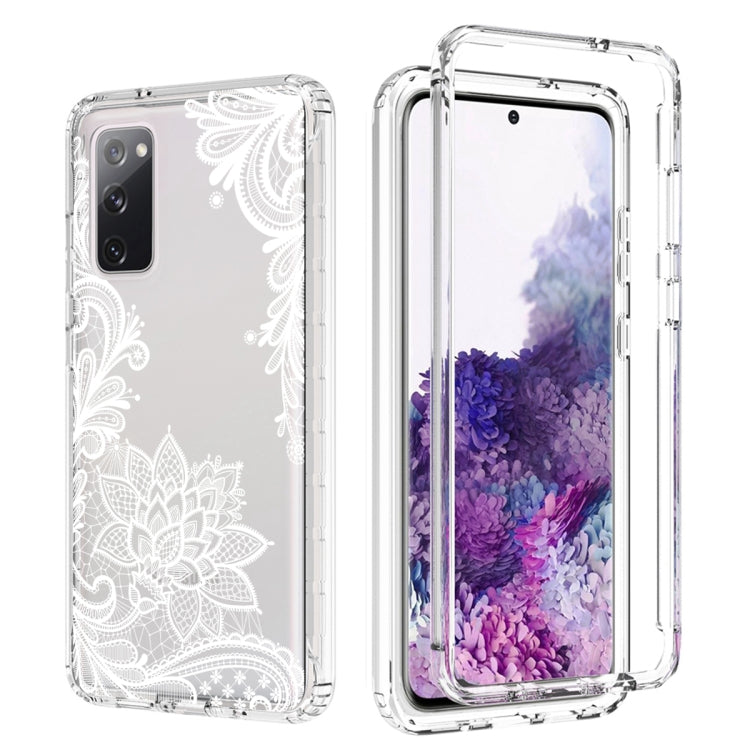 For Samsung Galaxy S20 PC+TPU Transparent Painted Phone Case