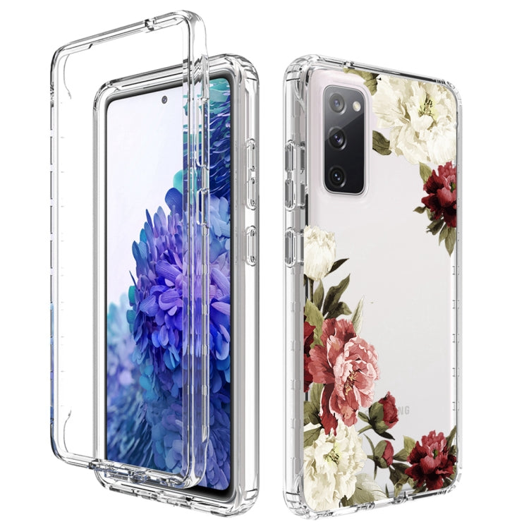 For Samsung Galaxy S20 FE PC+TPU Transparent Painted Phone Case