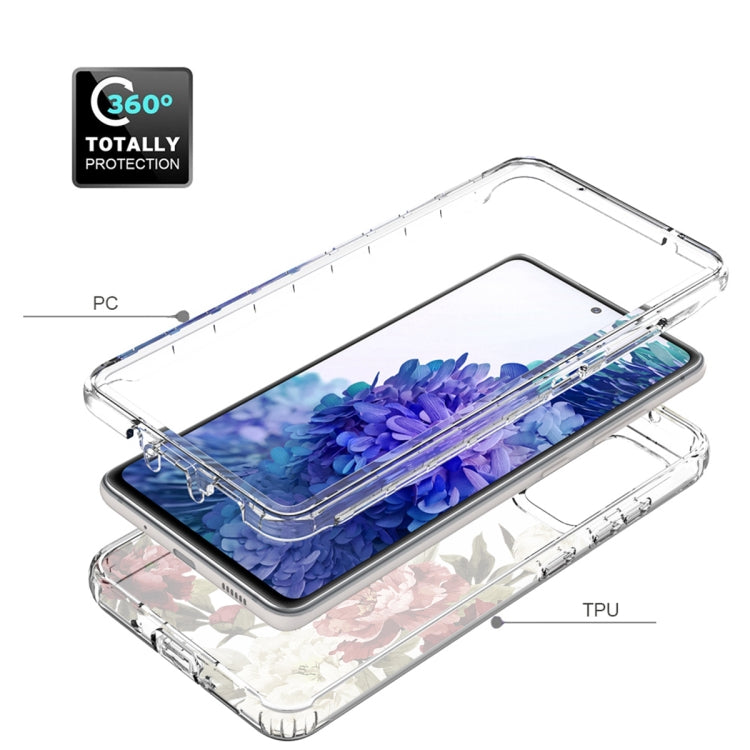 For Samsung Galaxy S20 FE PC+TPU Transparent Painted Phone Case