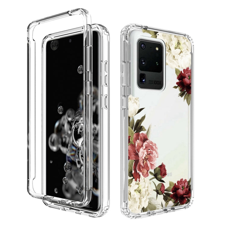For Samsung Galaxy S20 Ultra PC+TPU Transparent Painted Phone Case
