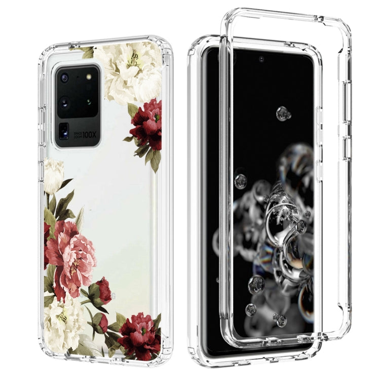 For Samsung Galaxy S20 Ultra PC+TPU Transparent Painted Phone Case