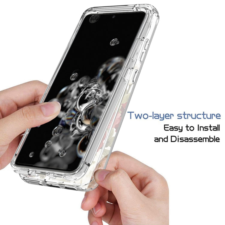 For Samsung Galaxy S20 Ultra PC+TPU Transparent Painted Phone Case
