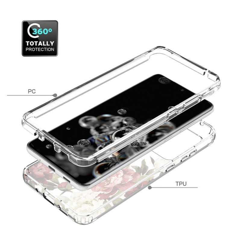 For Samsung Galaxy S20 Ultra PC+TPU Transparent Painted Phone Case