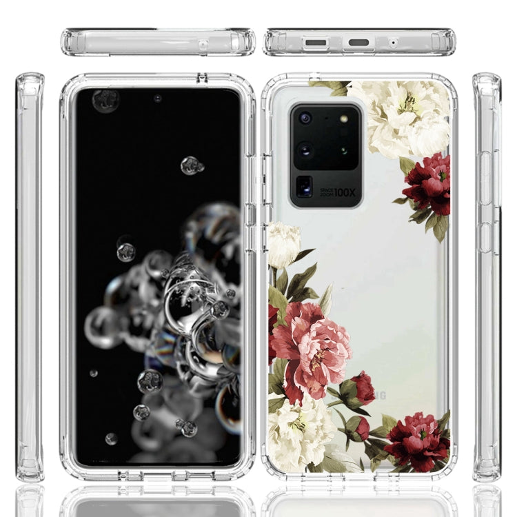 For Samsung Galaxy S20 Ultra PC+TPU Transparent Painted Phone Case