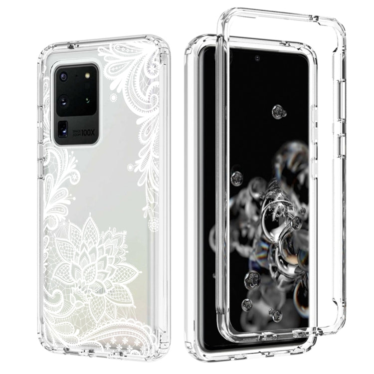 For Samsung Galaxy S20 Ultra PC+TPU Transparent Painted Phone Case