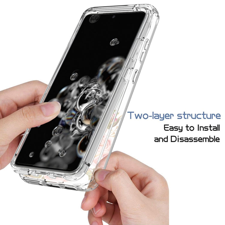 For Samsung Galaxy S20 Ultra PC+TPU Transparent Painted Phone Case