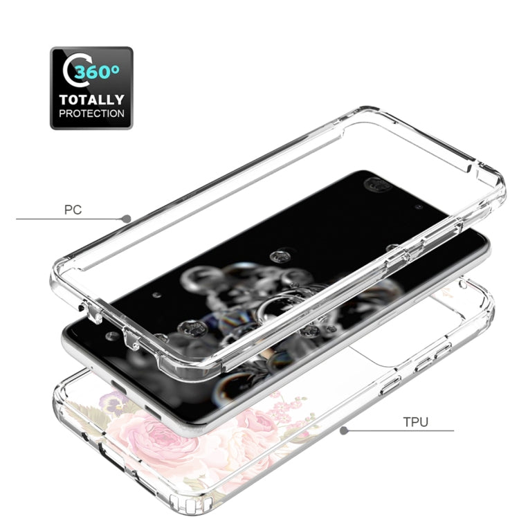 For Samsung Galaxy S20 Ultra PC+TPU Transparent Painted Phone Case