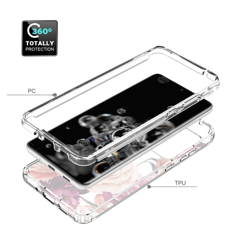 For Samsung Galaxy S20 Ultra PC+TPU Transparent Painted Phone Case