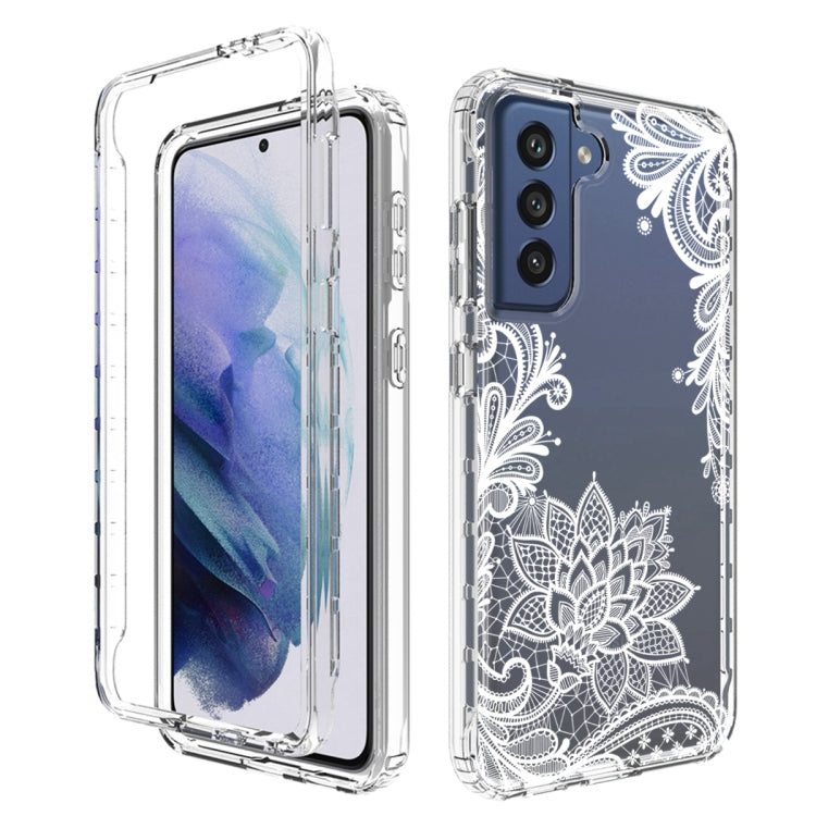 For Samsung Galaxy S21+ 5G PC+TPU Transparent Painted Phone Case
