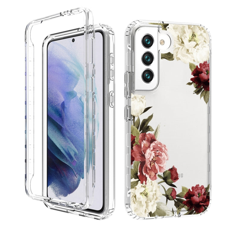 For Samsung Galaxy S22+ 5G PC+TPU Transparent Painted Phone Case