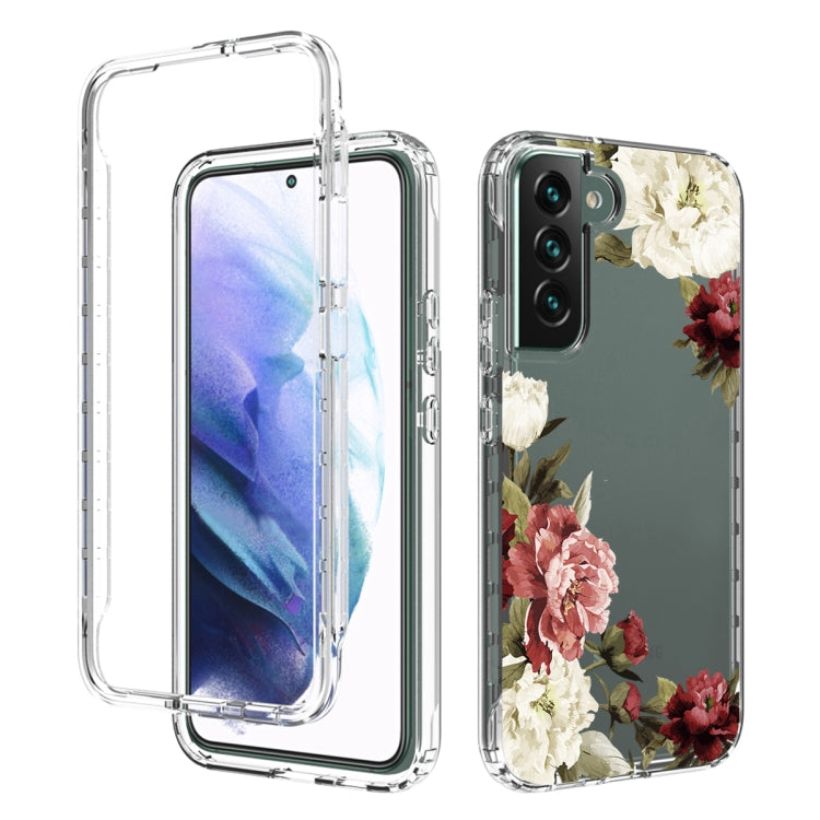 For Samsung Galaxy S22+ 5G PC+TPU Transparent Painted Phone Case