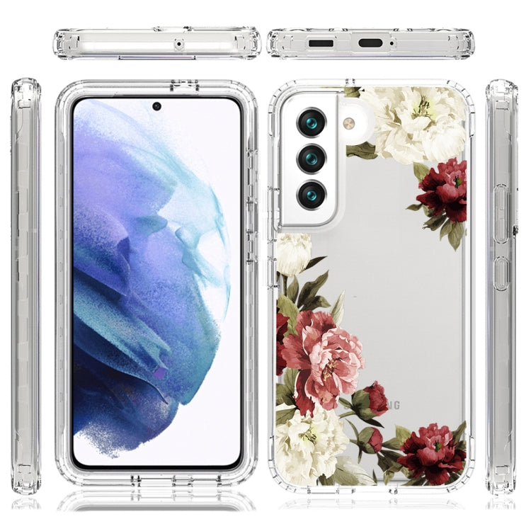 For Samsung Galaxy S22+ 5G PC+TPU Transparent Painted Phone Case