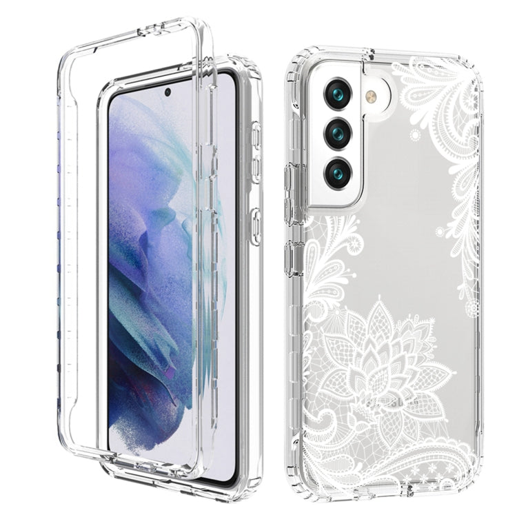 For Samsung Galaxy S22+ 5G PC+TPU Transparent Painted Phone Case