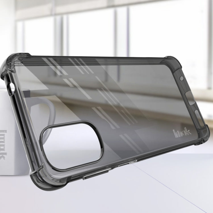 For Motorola Moto G22 4G IMAK All Coverage Shockproof Airbag TPU Case with Screen Protector