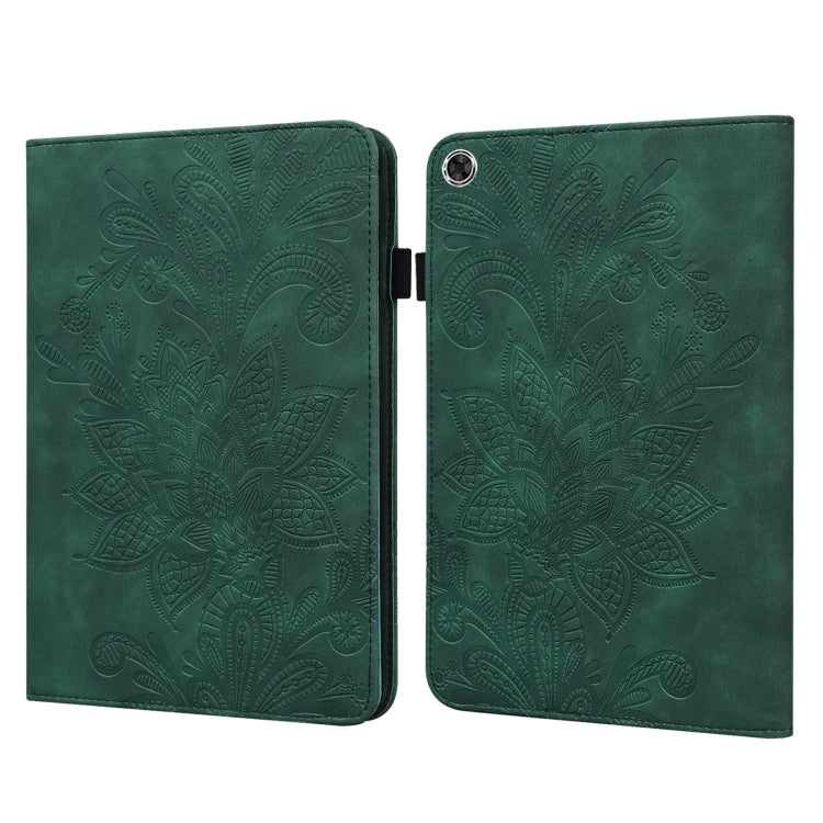 For Lenovo M10 Plus 10.6 3rd Gen 2022 Lace Flower Embossing Pattern Leather Tablet Case