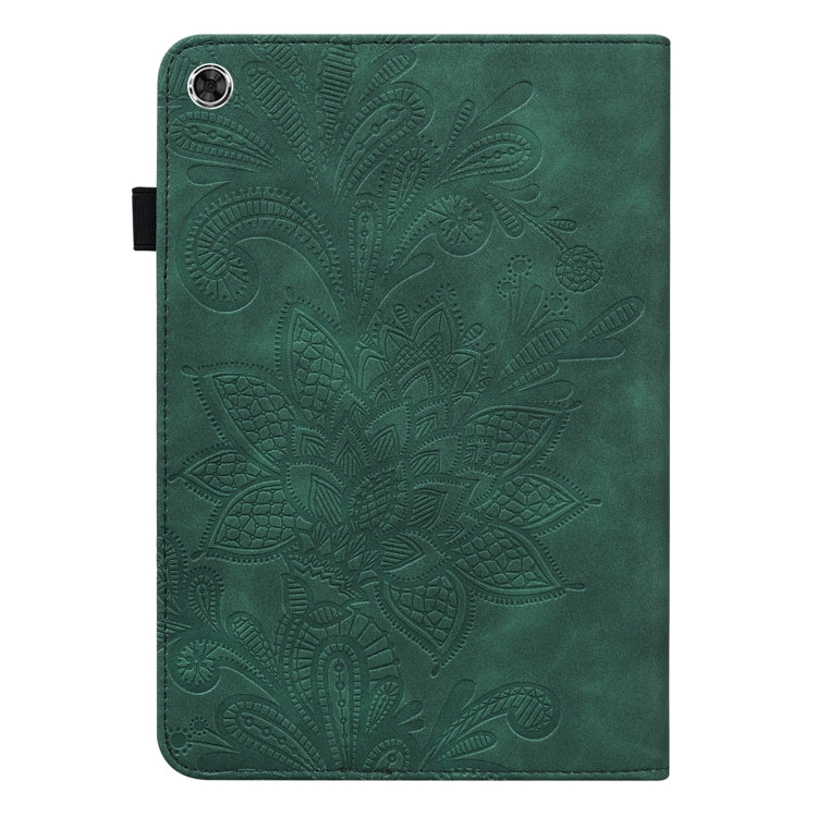 For Lenovo M10 Plus 10.6 3rd Gen 2022 Lace Flower Embossing Pattern Leather Tablet Case