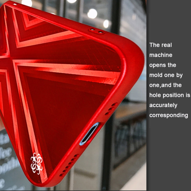 For iPhone 11 Pro 9XA Texture TPU + Tempered Glass Phone Case