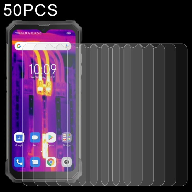 50 PCS 0.26mm 9H 2.5D Tempered Glass Film For Blackview BL8800 Pro 5G