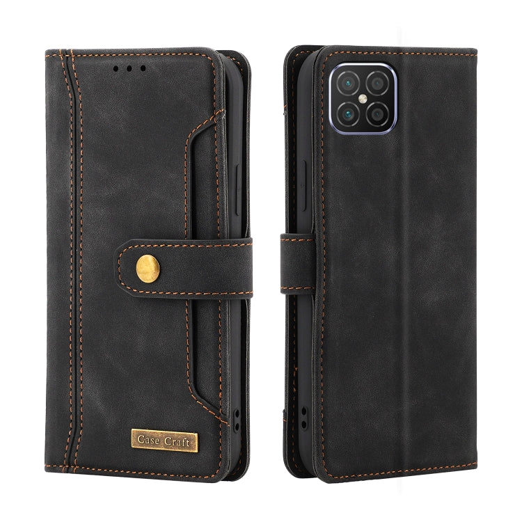 For Huawei nova 8 SE Copper Buckle Leather Phone Case