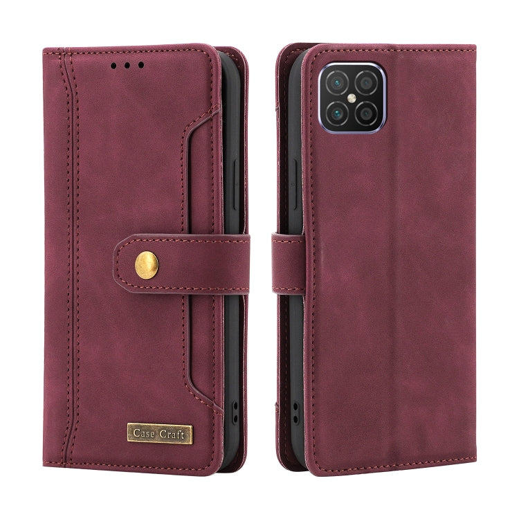 For Huawei nova 8 SE Copper Buckle Leather Phone Case