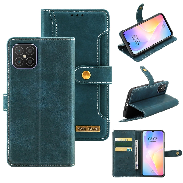 For Huawei nova 8 SE Copper Buckle Leather Phone Case
