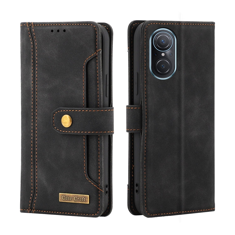 For Huawei nova 9 SE Copper Buckle Leather Phone Case