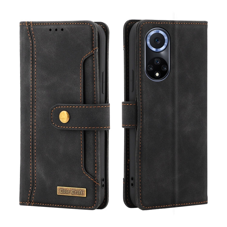 For Huawei nova 9 Copper Buckle Leather Phone Case