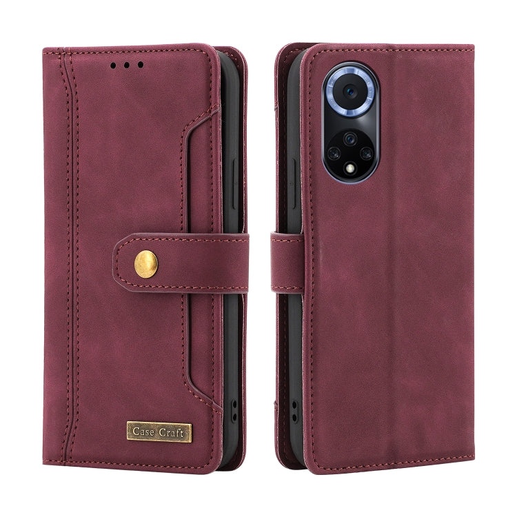 For Huawei nova 9 Pro Copper Buckle Leather Phone Case