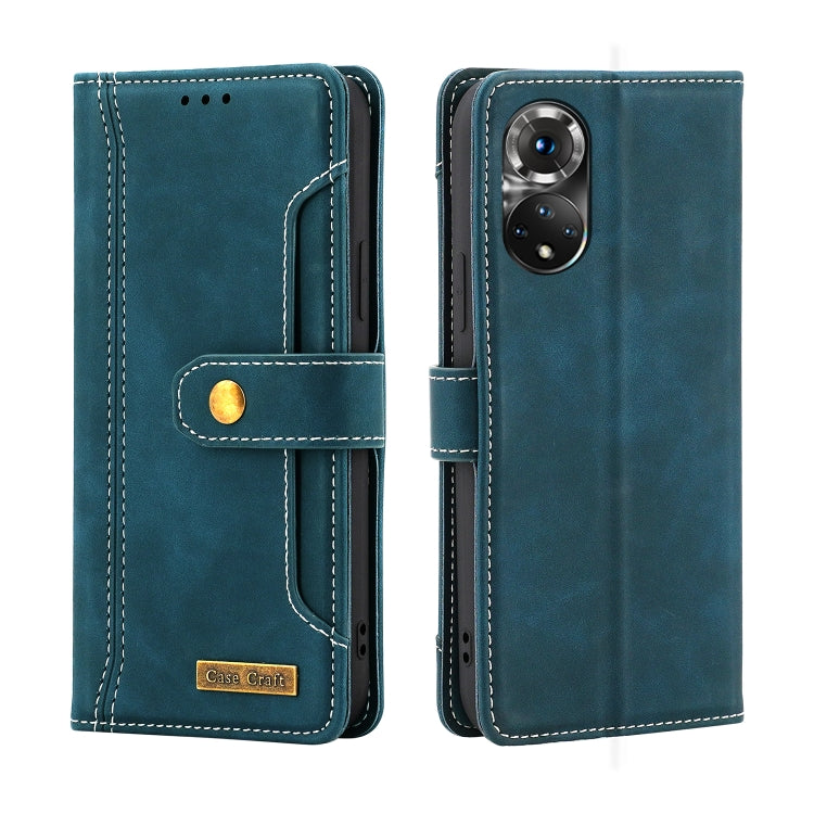 For Honor 50 Copper Buckle Leather Phone Case