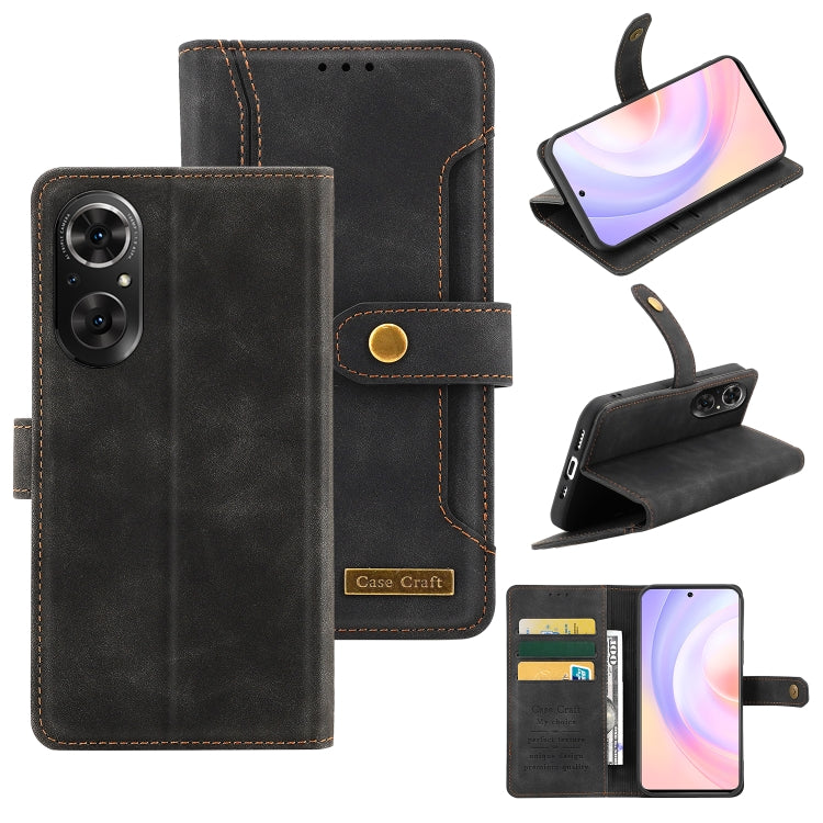 For Honor 50 SE Copper Buckle Leather Phone Case
