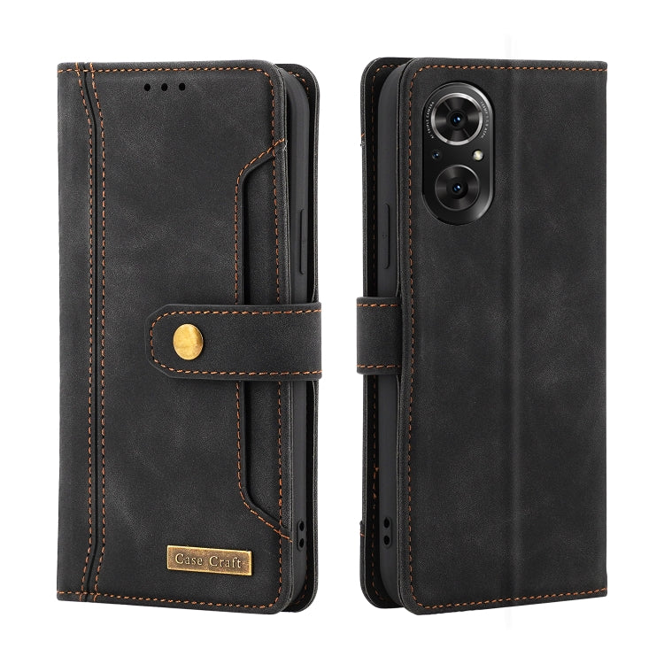 For Honor 50 SE Copper Buckle Leather Phone Case