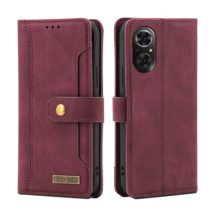 For Honor 50 SE Copper Buckle Leather Phone Case
