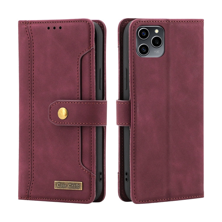 For Honor 60 SE Copper Buckle Leather Phone Case