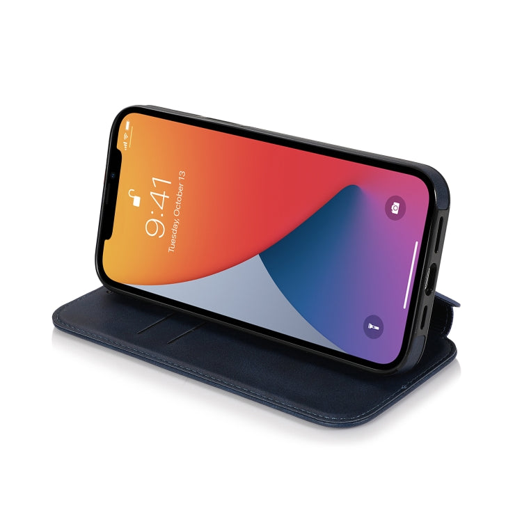 For iPhone 13 Knight Magnetic Suction Leather Phone Case