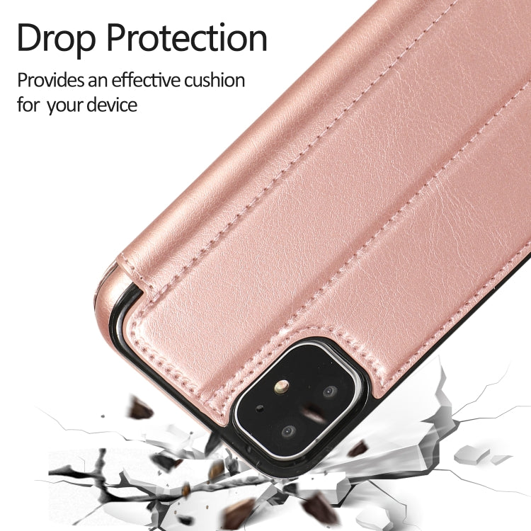 For iPhone 11 Knight Magnetic Suction Leather Phone Case
