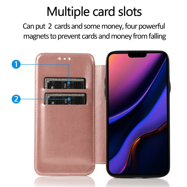 For iPhone 11 Pro Knight Magnetic Suction Leather Phone Case