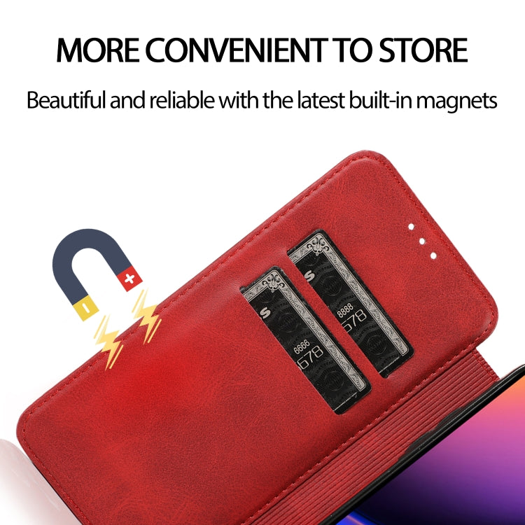 For iPhone 11 Pro Knight Magnetic Suction Leather Phone Case