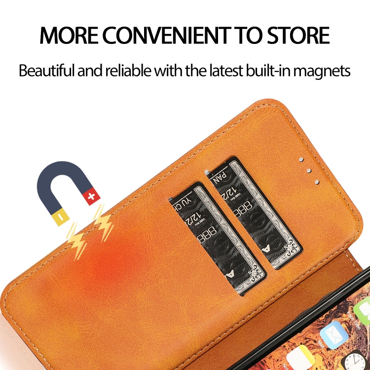 For iPhone X / XS Knight Magnetic Suction Leather Phone Case