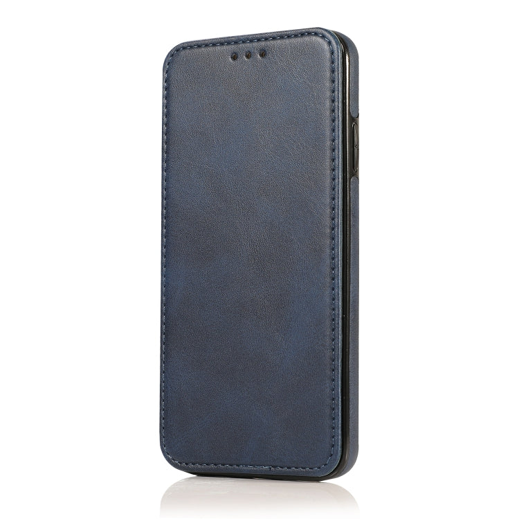For iPhone XR Knight Magnetic Suction Leather Phone Case