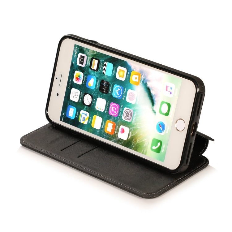 Knight Magnetic Suction Leather Phone Case For iPhone 7 Plus / 8 Plus