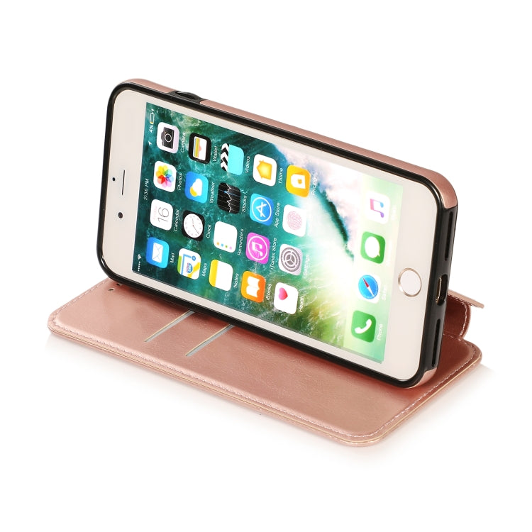 Knight Magnetic Suction Leather Phone Case For iPhone 7 Plus / 8 Plus