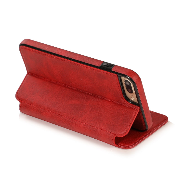 Knight Magnetic Suction Leather Phone Case For iPhone 7 Plus / 8 Plus