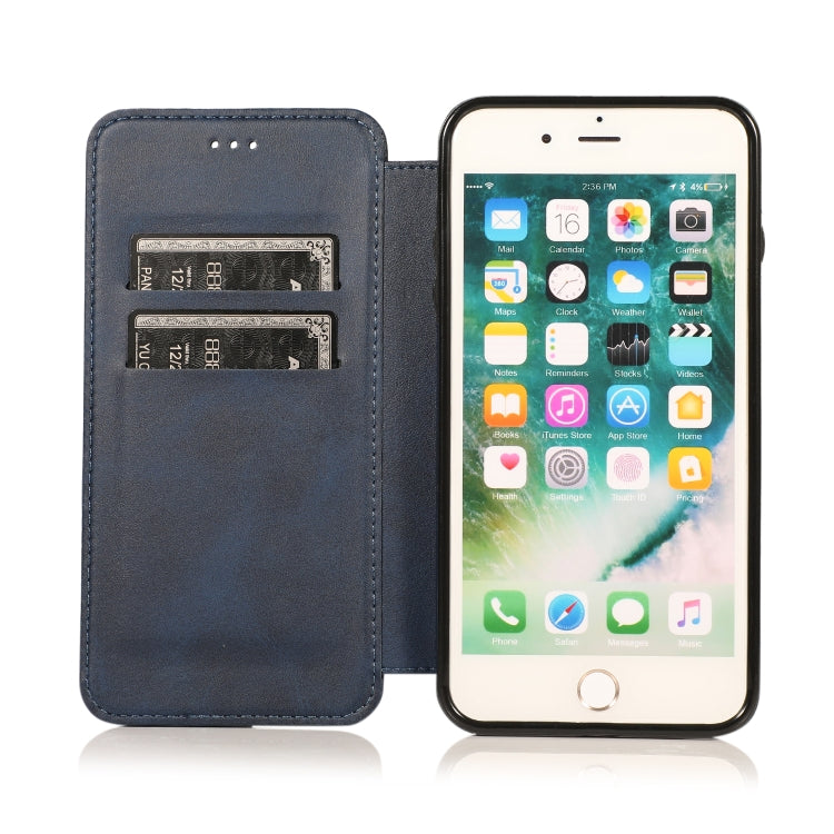 Knight Magnetic Suction Leather Phone Case For iPhone 7 Plus / 8 Plus