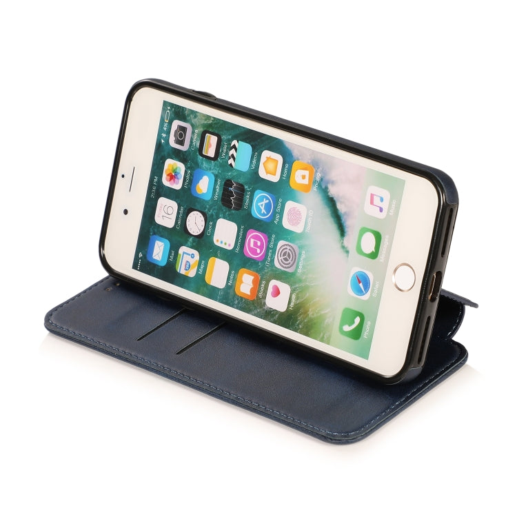 Knight Magnetic Suction Leather Phone Case For iPhone 7 Plus / 8 Plus