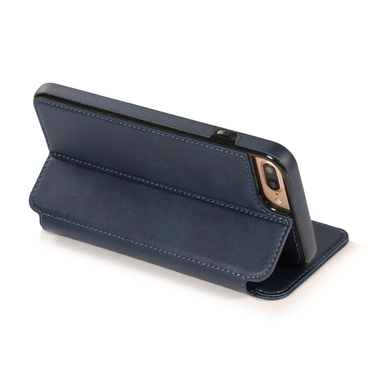 Knight Magnetic Suction Leather Phone Case For iPhone 7 Plus / 8 Plus