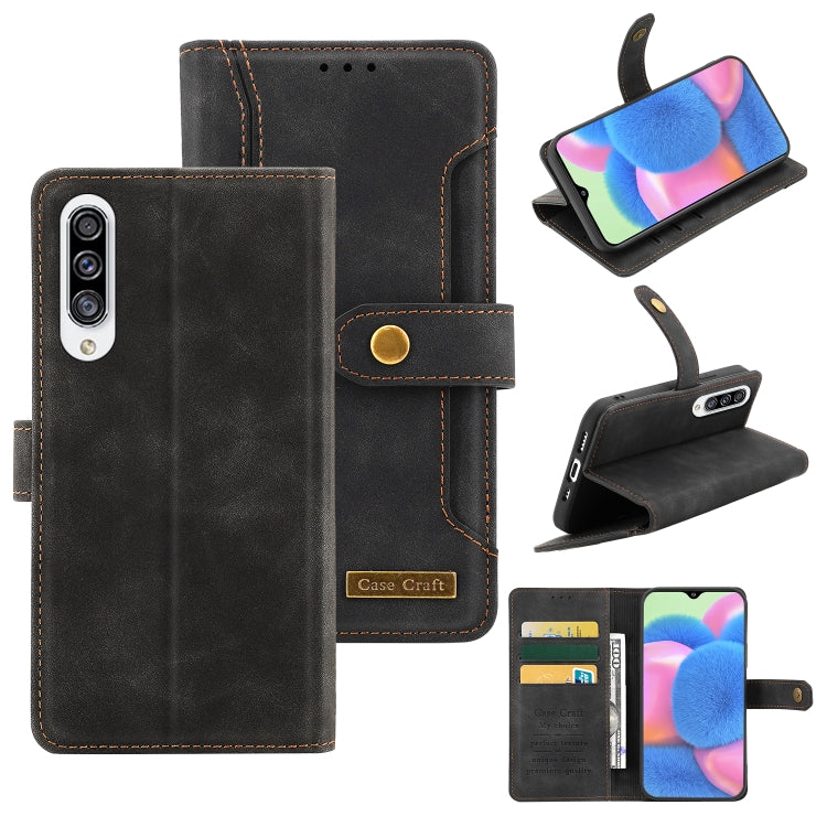 For Samsung Galaxy A03s 165.8mm Copper Buckle Leather Phone Case