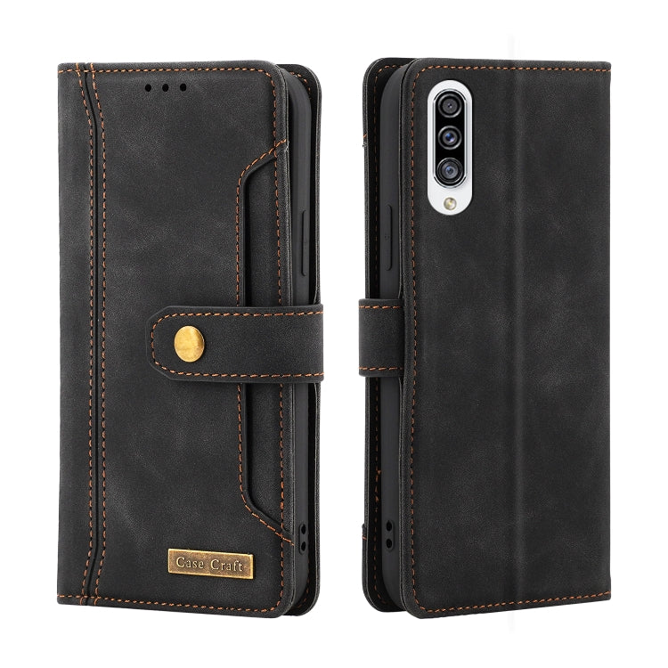 For Samsung Galaxy A03s 165.8mm Copper Buckle Leather Phone Case